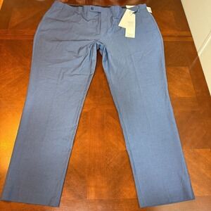 Calvin Klein Blue Slim Fit Stretch Dress Pants Modern Tailored Men 44x30 NWT